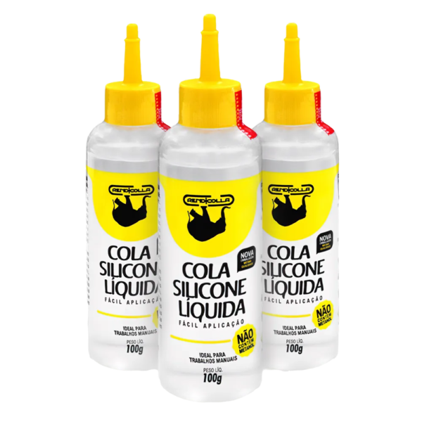COLA SILICONE LIQUIDA 100G - ALMASUPER