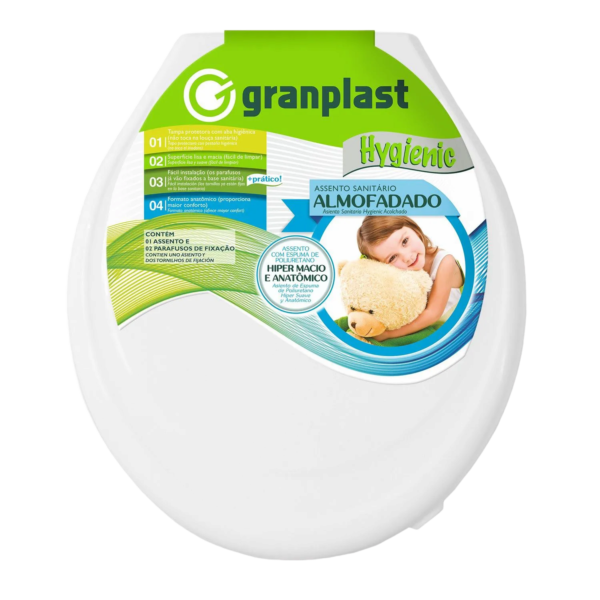 ASSENTO ALMOFADADO BRANCO - GRANPLAST