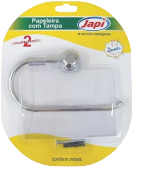 PAPELEIRA KIT SAMBA CROMADO - JAPI