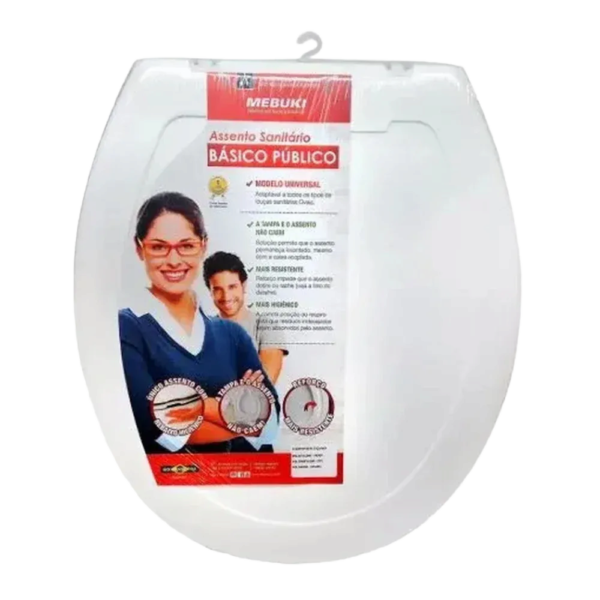 ASSENTO SANITARIO OVAL ABERTO PUBLICO - MEBUKI